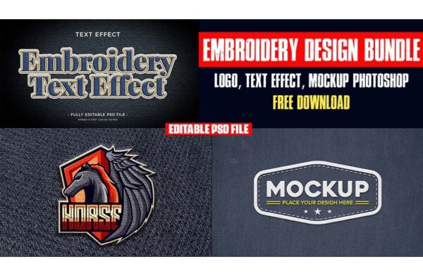 15+ Best Embroidery mockup